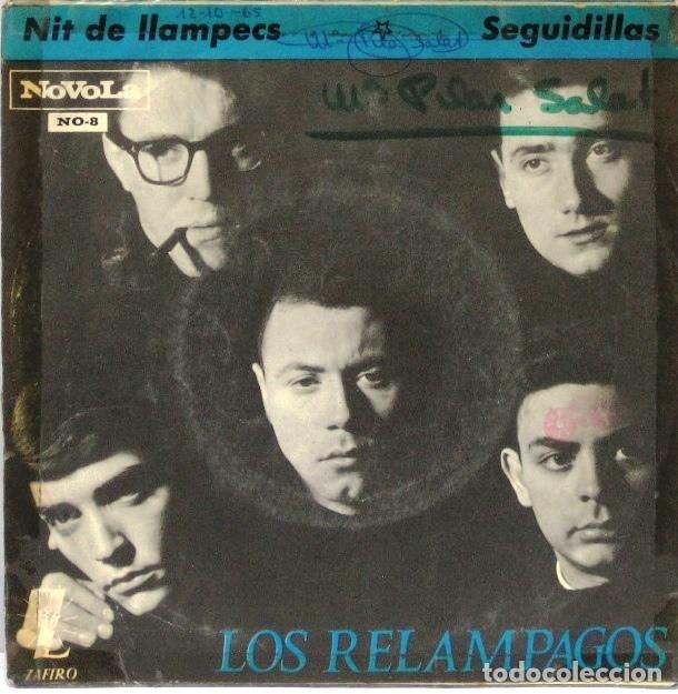 Discos de vinilo: LOS RELAMPAGOS - NIT DE LLAMPECS - SEGUIDILLAS - SINGLE - Foto 1