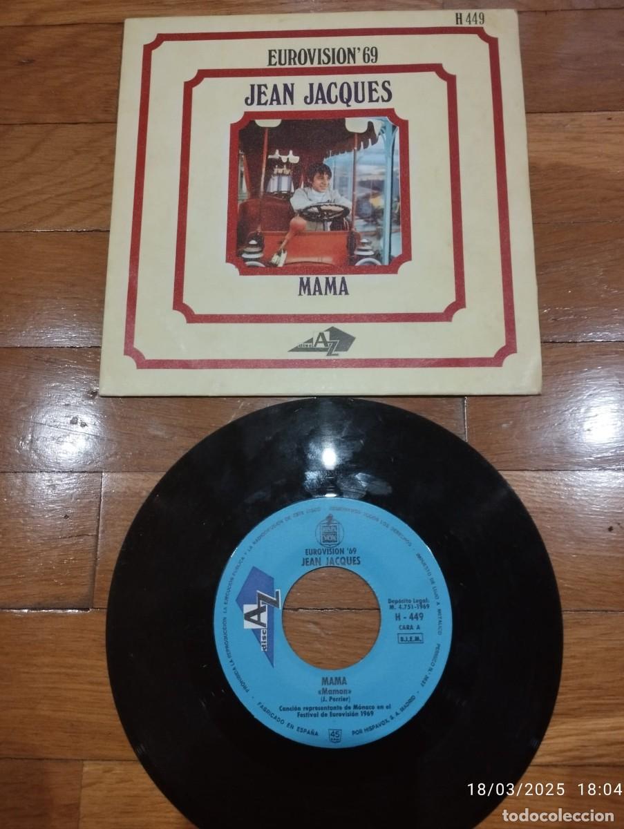 Discos de vinilo: SINGLE - JEAN JACQUES - MAMA - 1969 - Foto 1