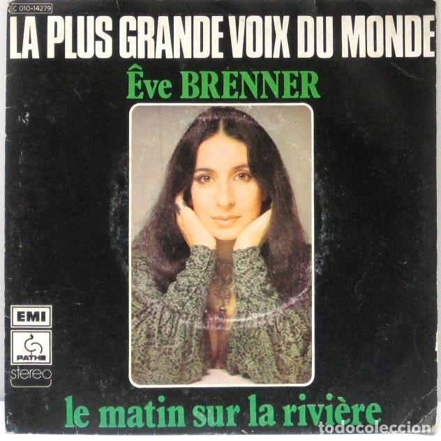 Discos de vinilo: EVE BRENNER - LE MATIN SUR LA RIVIERE - SINGLE - Foto 1