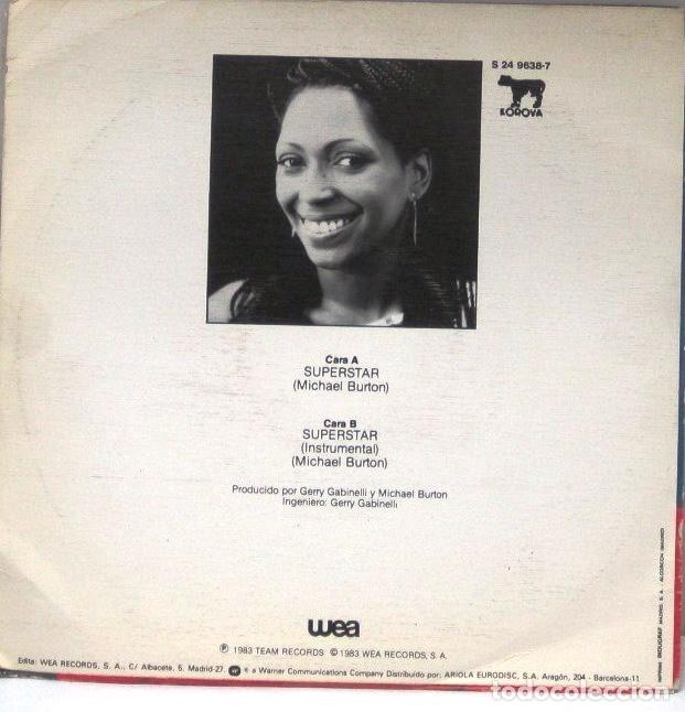 Discos de vinilo: LYDIA MURDOCK - SUPERESTAR - SINGLE - Foto 2