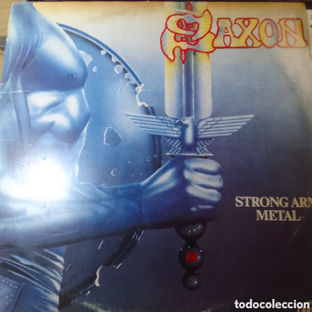 Discos de vinilo: Saxon Strong arm metal - Foto 1