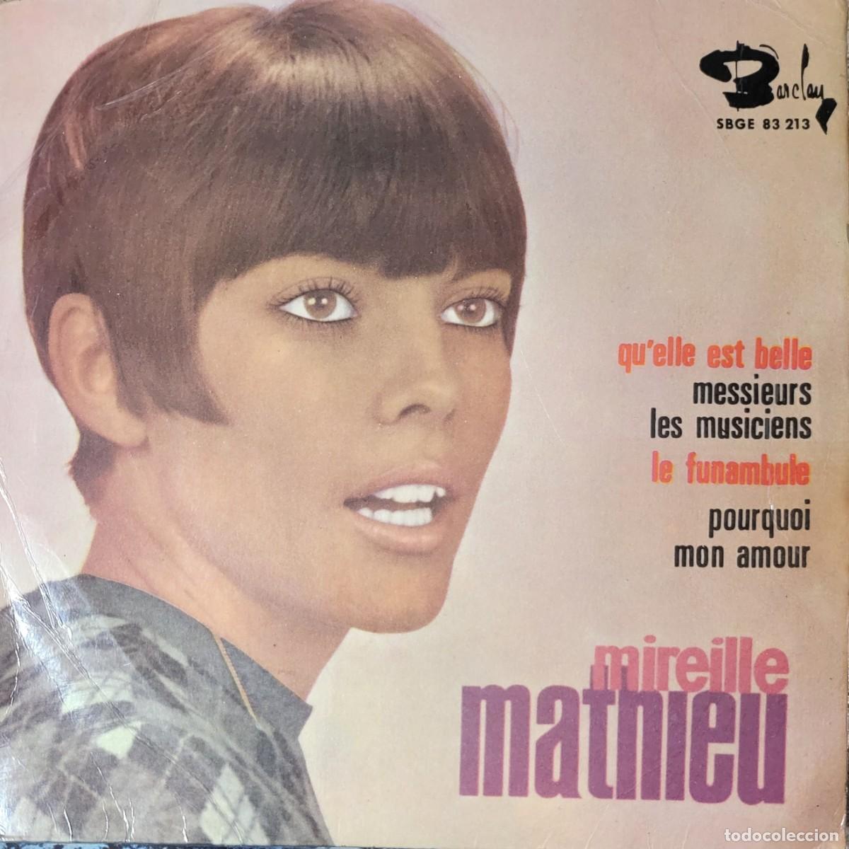 Discos de vinilo: Mireille Mathieu Ep sello Barclay editado en Espa&ntilde;a...1966. - Foto 1