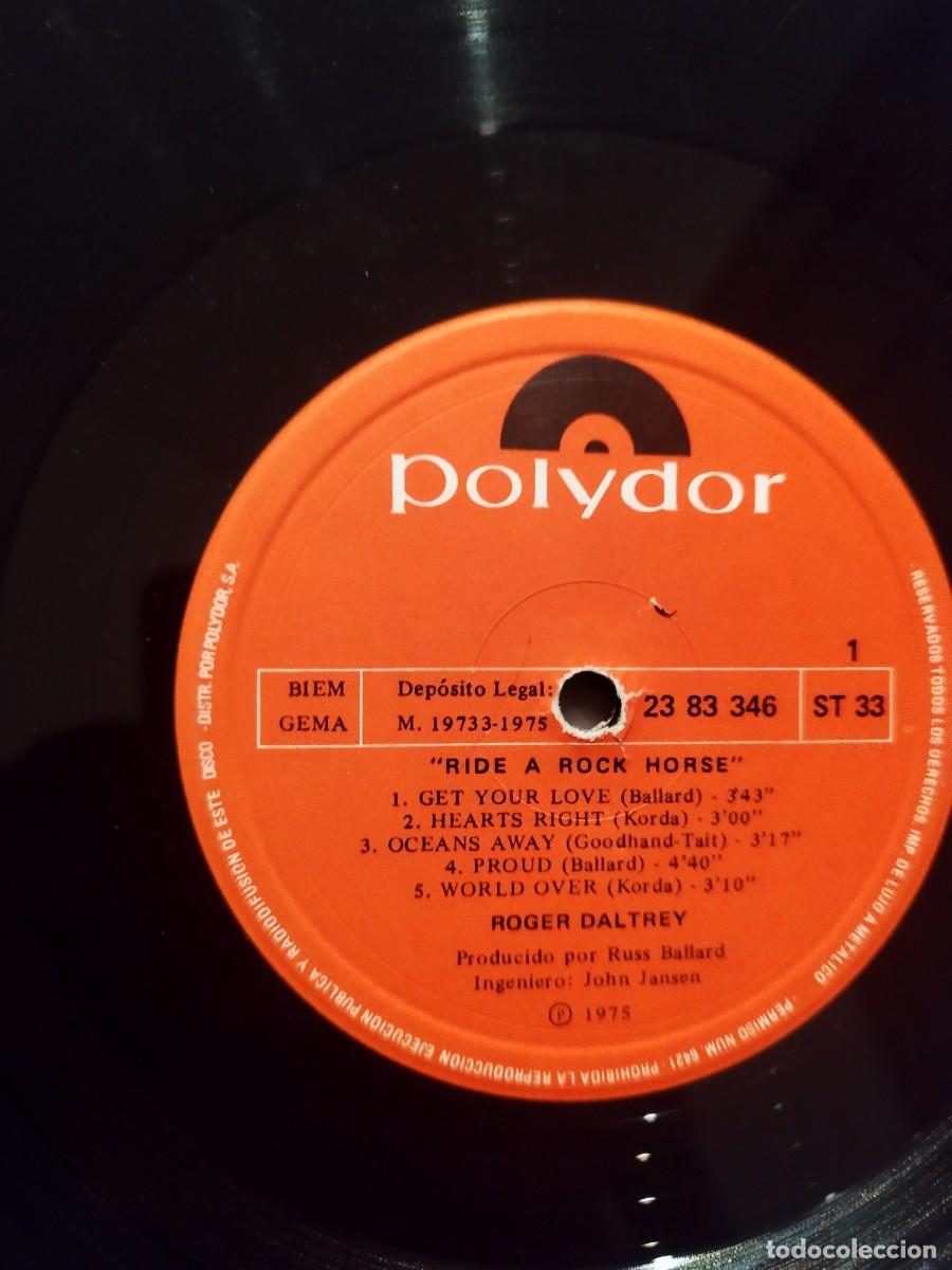 Discos de vinilo: Roger Daltrey &ndash; Ride A Rock Horse Lp. - Foto 2