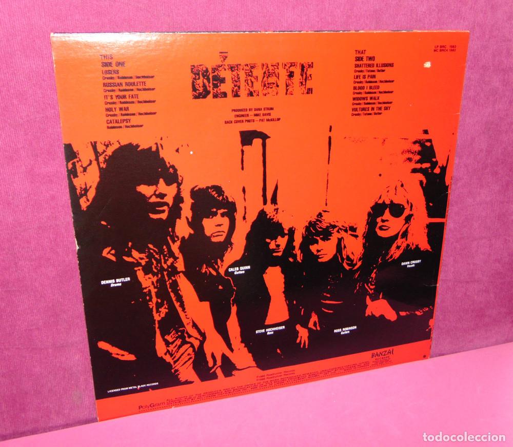 Discos de vinilo: D&eacute;tente &lrm;&ndash; Recognize No Authority - LP CANADA 1986 - THRASH - Foto 4