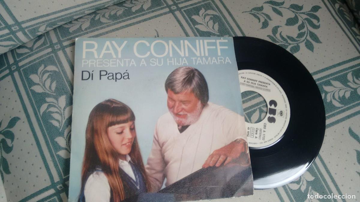 Discos de vinilo: SINGLE (vinilo) -promoci&oacute;n- de RAY CONNIFF y su hija TAMARA - Foto 1