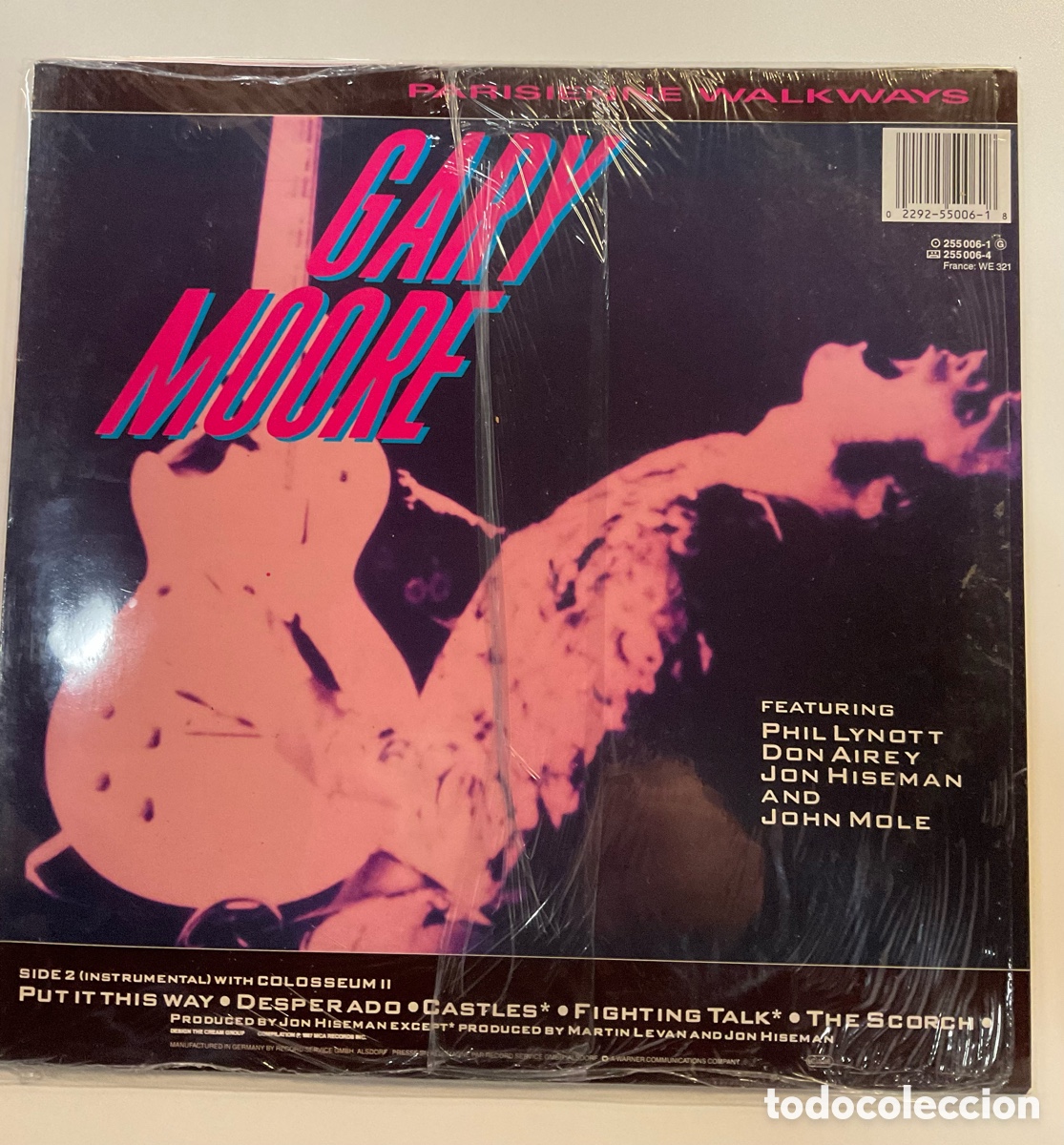 Discos de vinilo: GARY MOORE. PARISIENNE WALKWAYS. - Foto 2