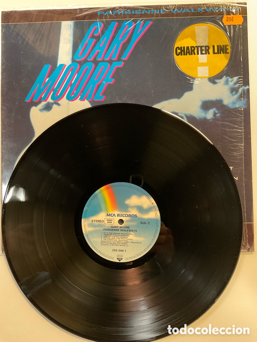 Discos de vinilo: GARY MOORE. PARISIENNE WALKWAYS. - Foto 4