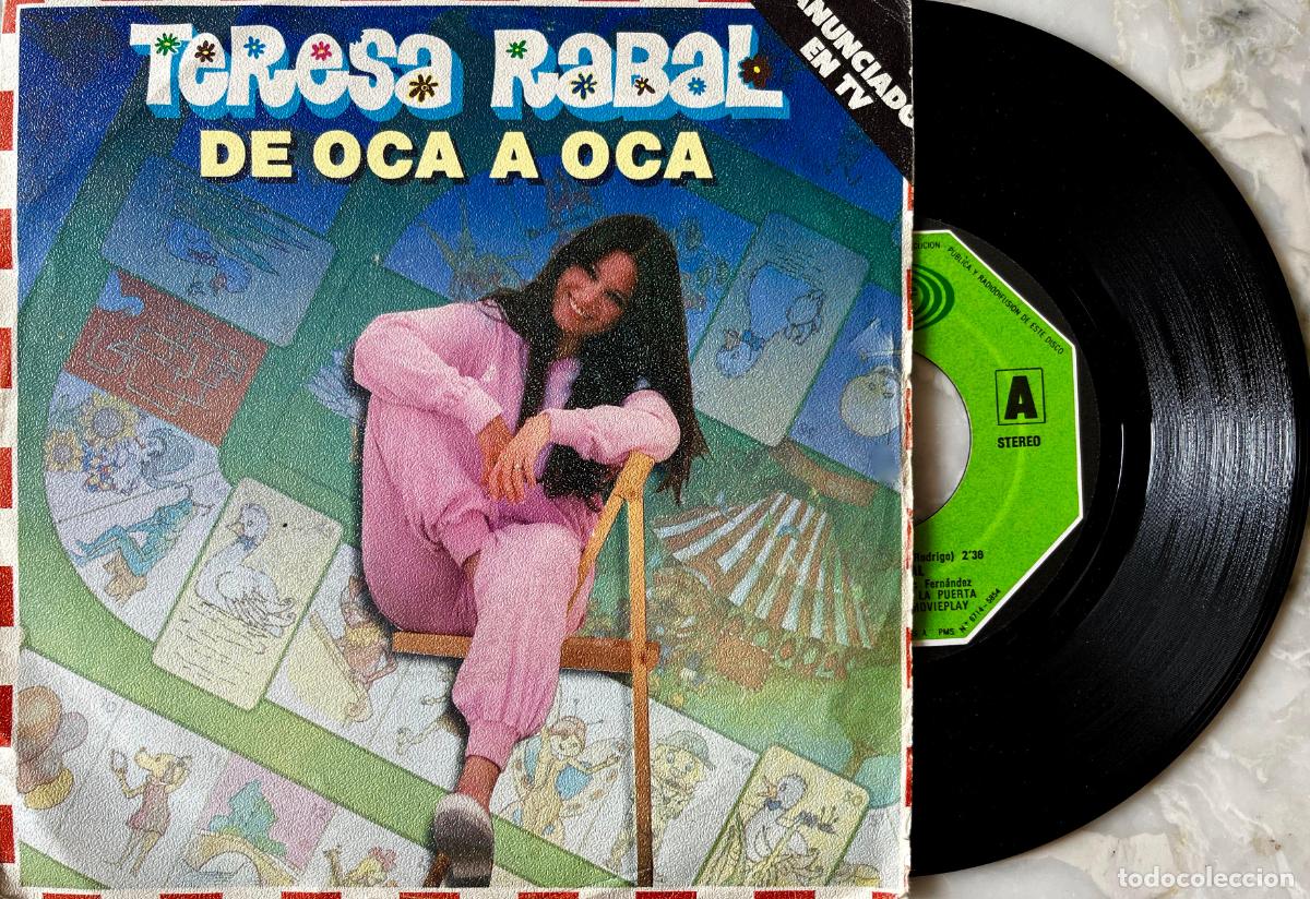 Discos de vinilo: TERESA RABAL. DE OCA A OCA. SINGLE ORIGINAL ESPA&Ntilde;A 1981 - Foto 1