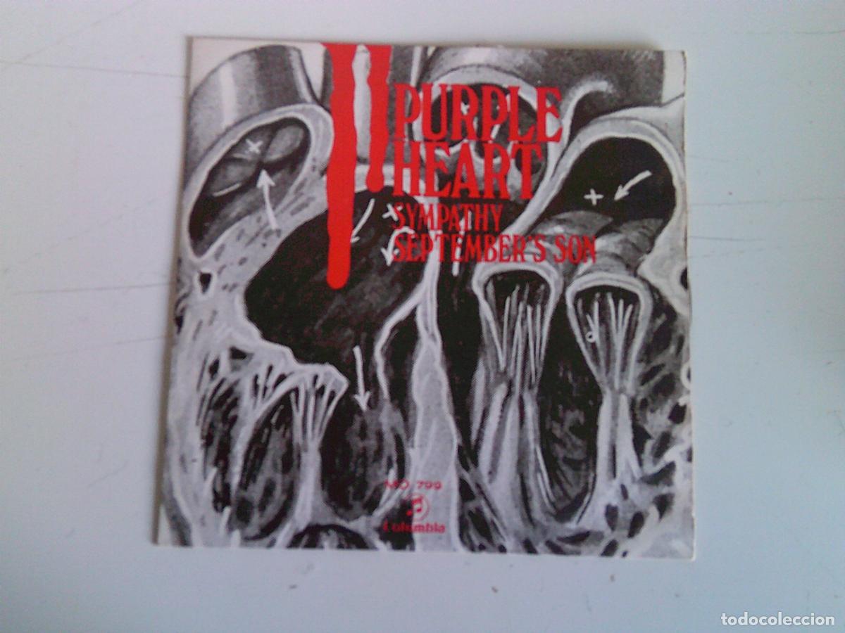 Discos de vinilo: Single Purple Heart Sympathy - Foto 1