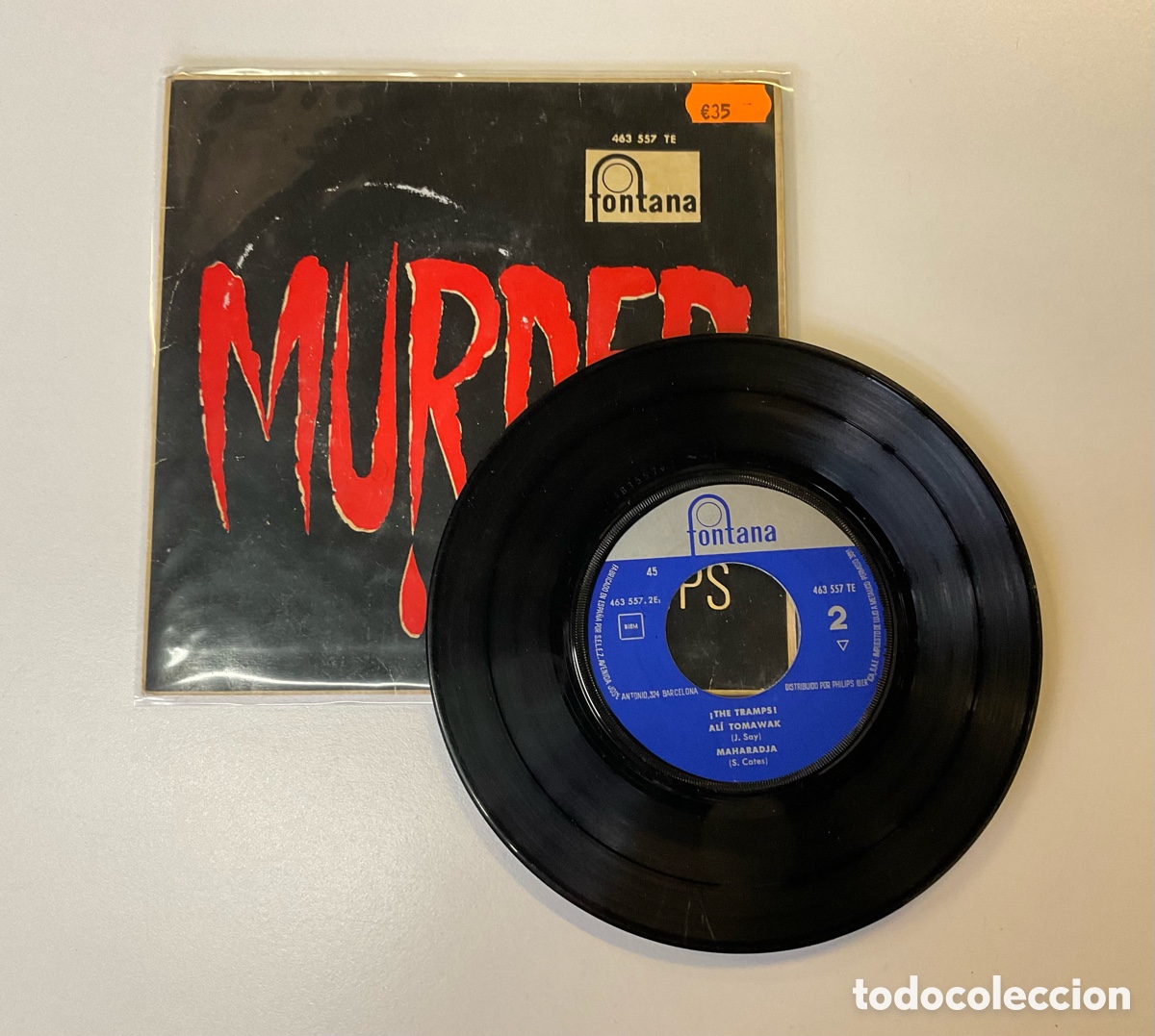 Discos de vinilo: THE TRAMPS. Murder. EP. - Foto 4