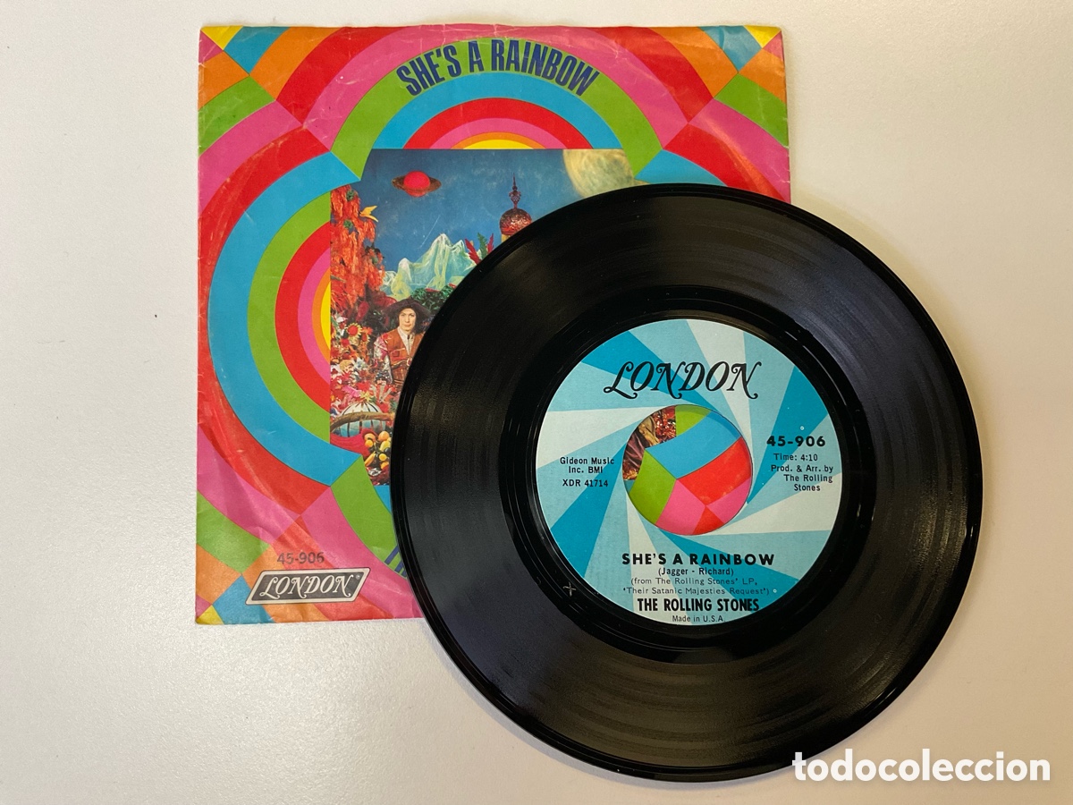 Discos de vinilo: ROLLING STONES. She&rsquo;s a Rainbow. - Foto 3