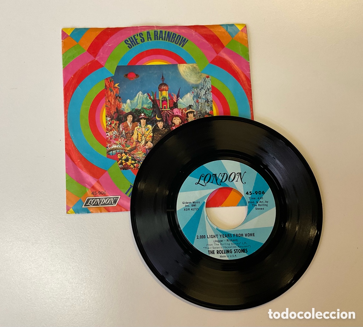 Discos de vinilo: ROLLING STONES. She&rsquo;s a Rainbow. - Foto 4