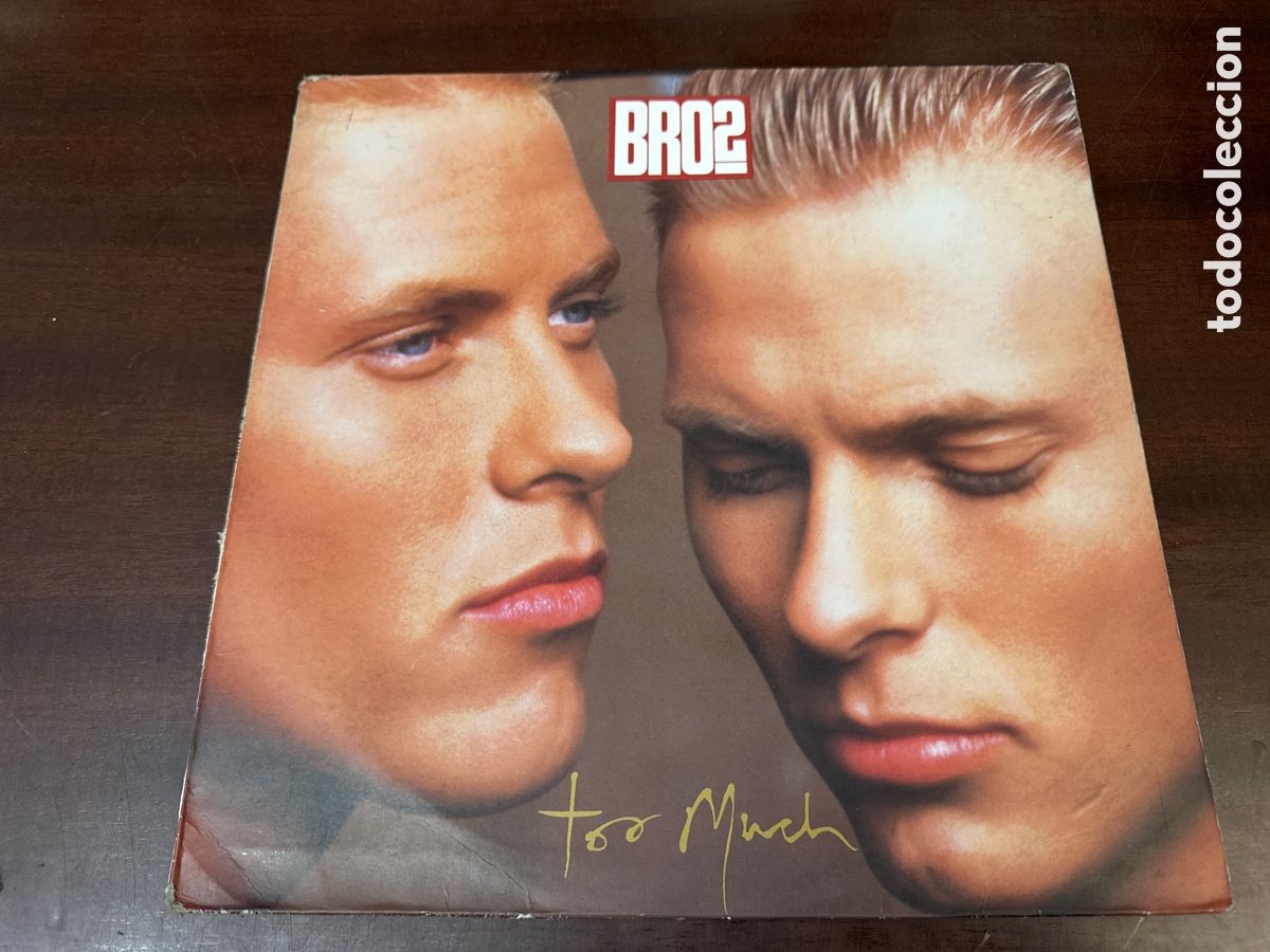 Discos de vinilo: BROS - TOO MUCH - CBS 1989 - MAXI SINGLE - Foto 1