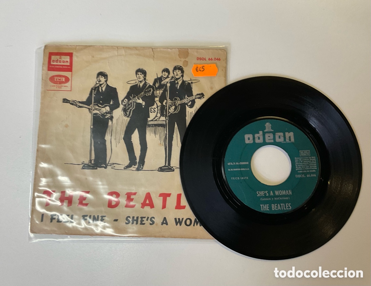 Discos de vinilo: THE BEATLES. I Feel Fine. SINGLE. - Foto 4