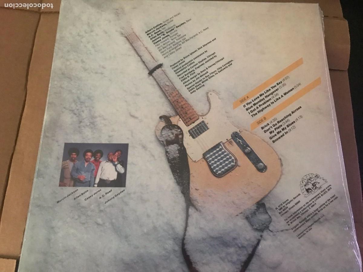 Discos de vinilo: LP ALBERT COLLINS. FROSBITE. BLUES - Foto 2