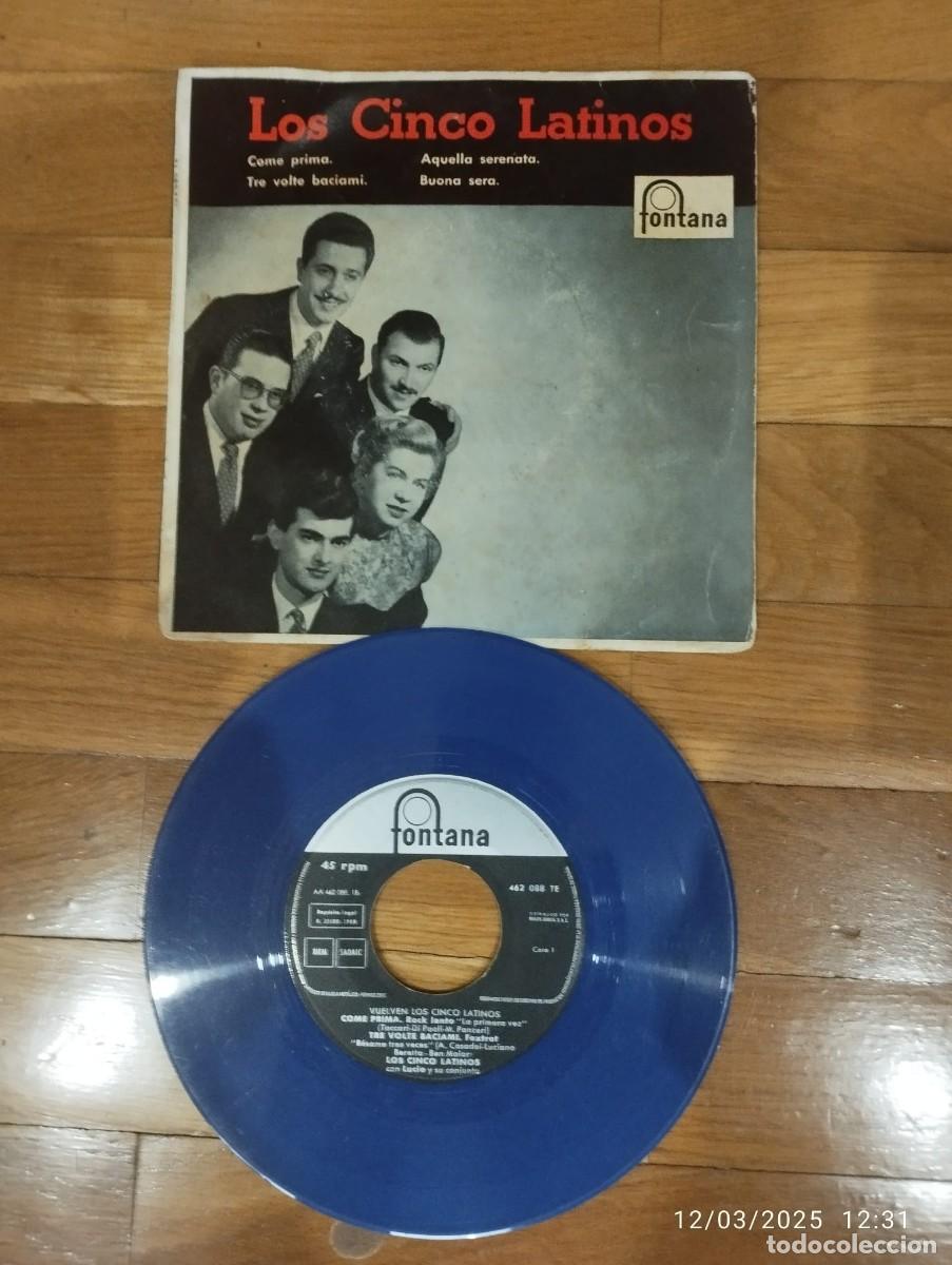 Discos de vinilo: SINGLE - LOS CINCO LATINOS - COME PRIMA - 1958 - Foto 1