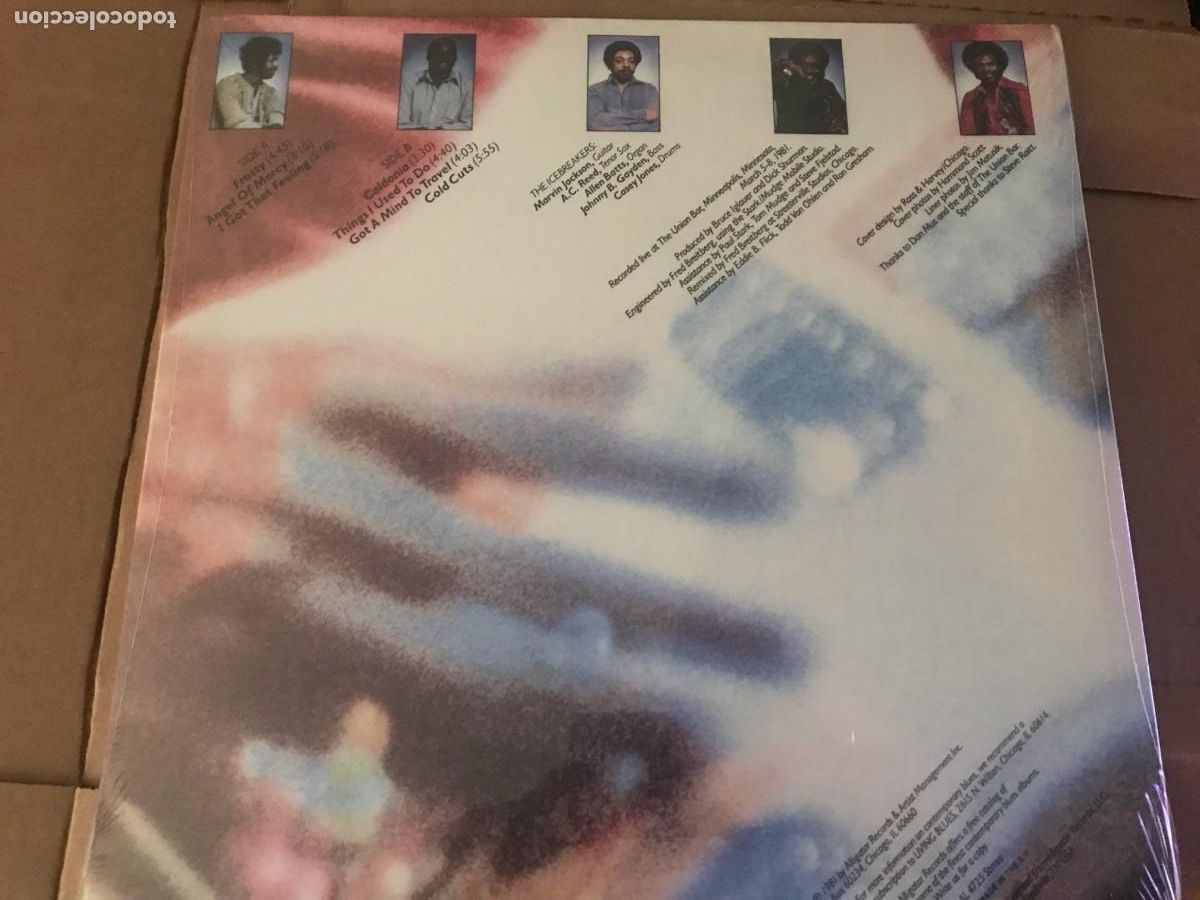 Discos de vinilo: LP ALBERT COLLINS. FROZEN. BLUES - Foto 2