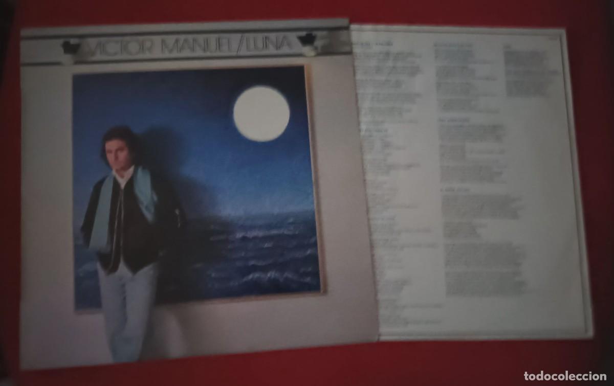 Discos de vinilo: VICTOR MANUEL - LUNA - LP - Foto 3
