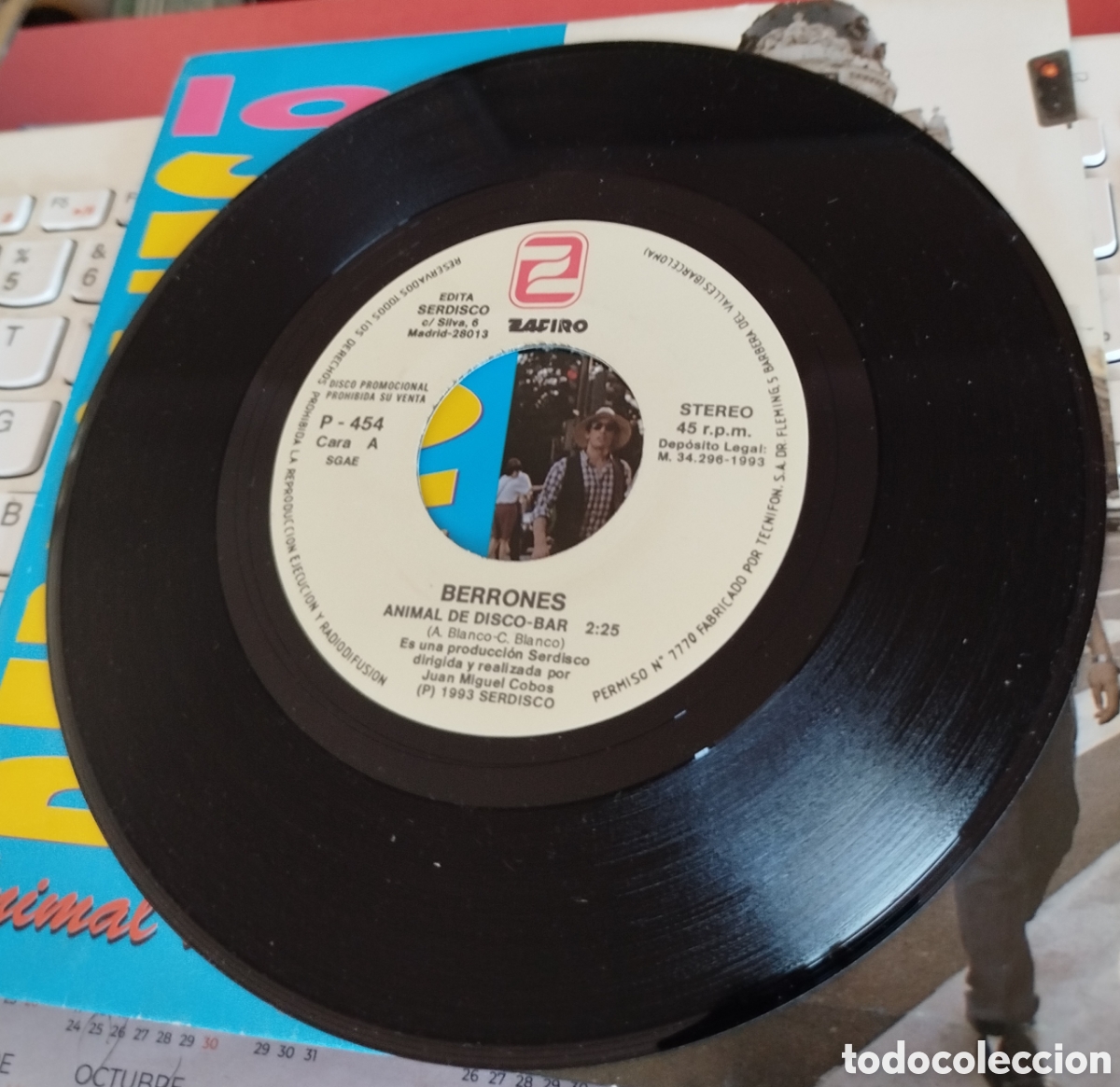 Discos de vinilo: Los Berrones - Animal de disco-bar - Foto 2