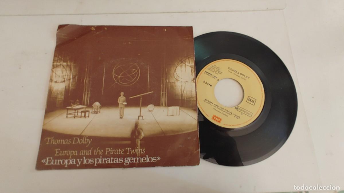 Discos de vinilo: THOMAS DOLBY-SINGLE EUROPA Y LOS PIRATAS GEMELOS - Foto 1