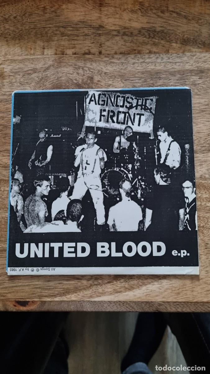 Discos de vinilo: Agnostic Front - United Blood 2nd press - Foto 1