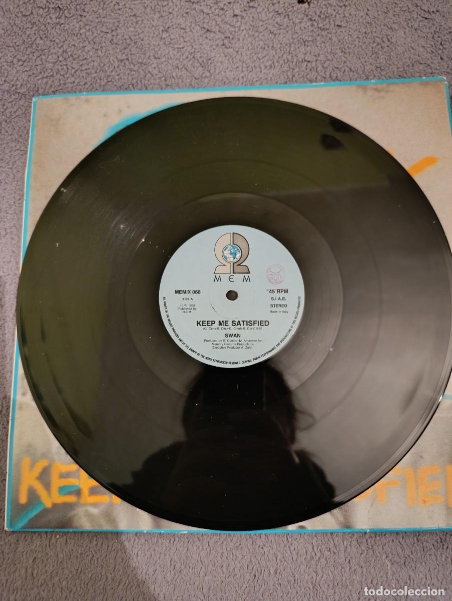Discos de vinilo: Disco de vinilo LP Swan Keep Me Satisfied - Foto 3