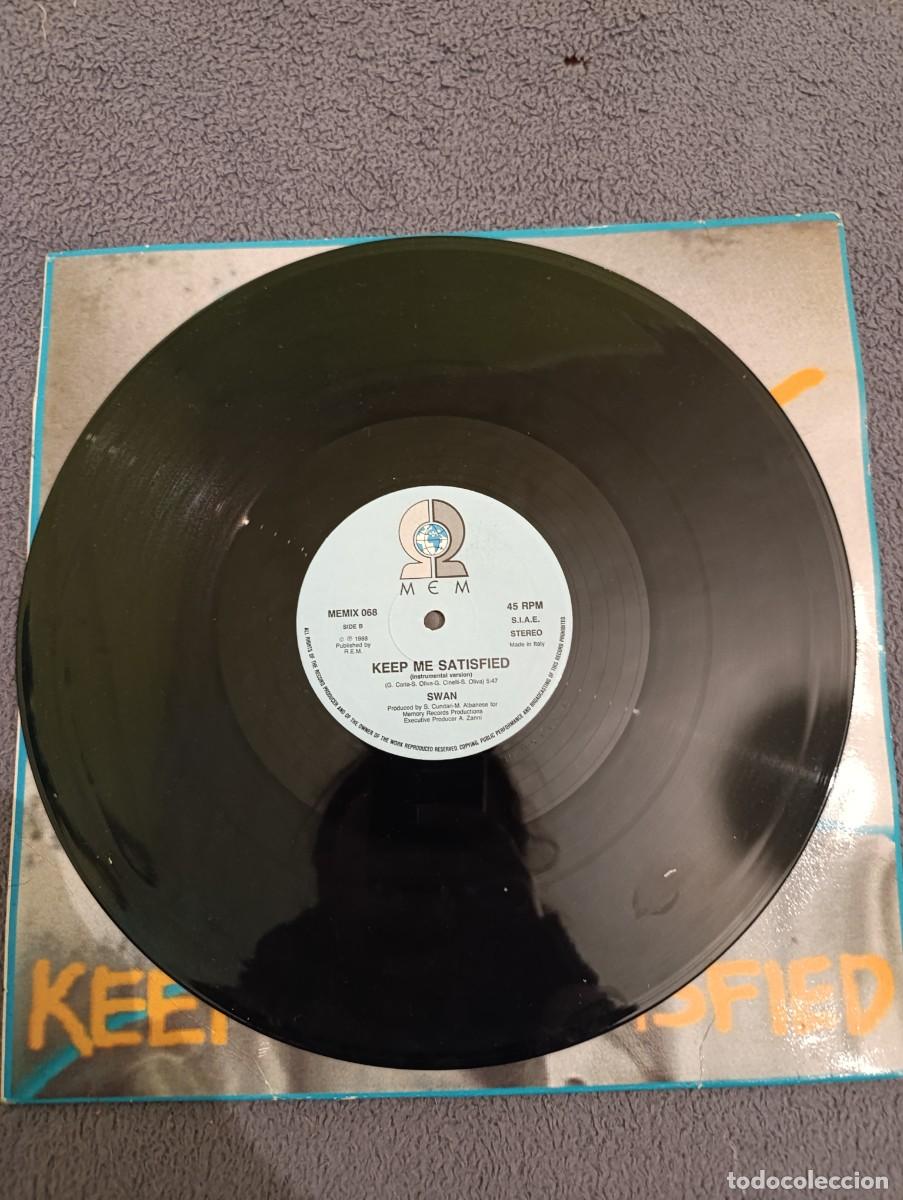 Discos de vinilo: Disco de vinilo LP Swan Keep Me Satisfied - Foto 4