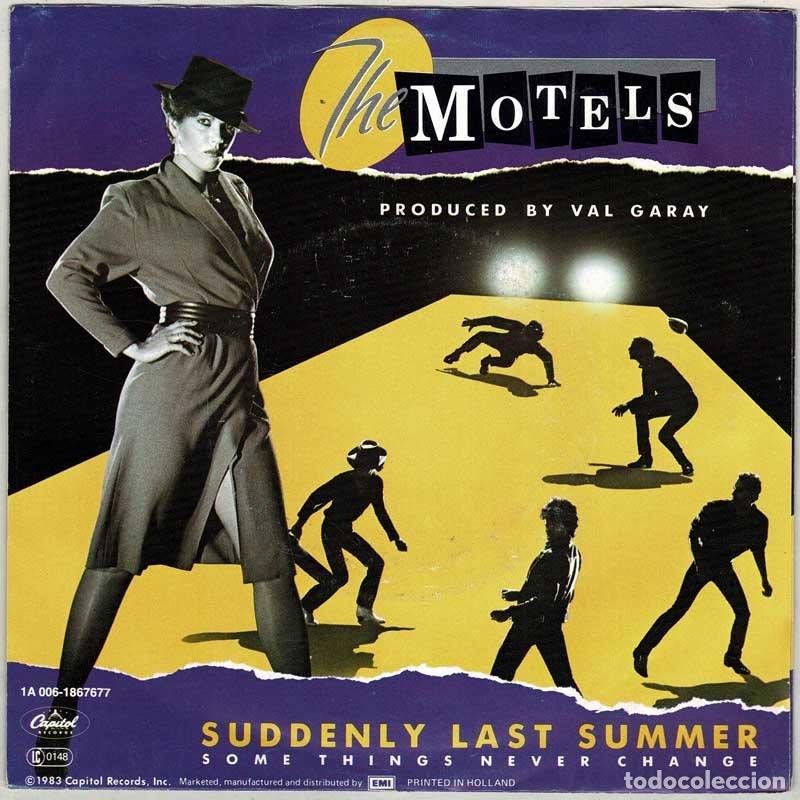 Discos de vinilo: The Motels - Suddenly Last Summer / Some Things Never Change. Single - Foto 2