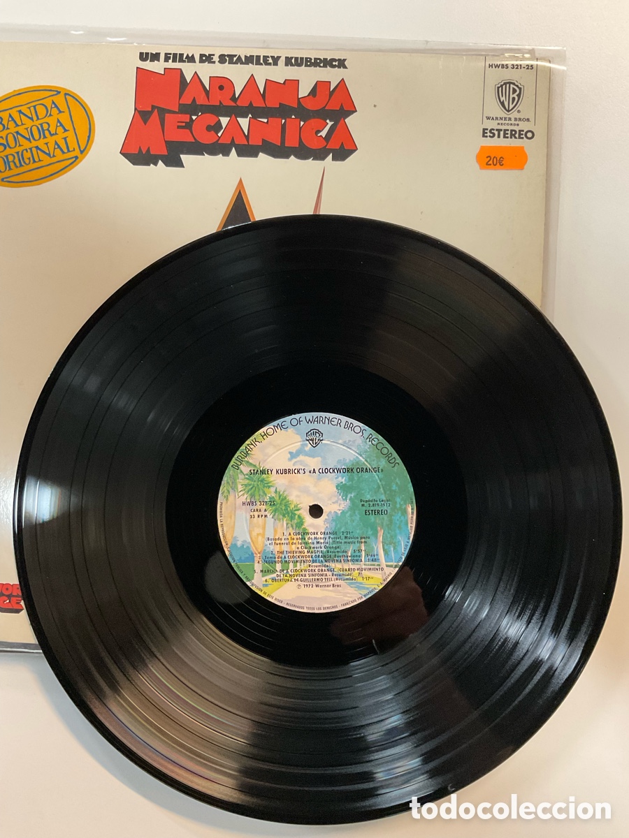 Discos de vinilo: LA NARANJA MEC&Aacute;NICA. BSO. - Foto 3
