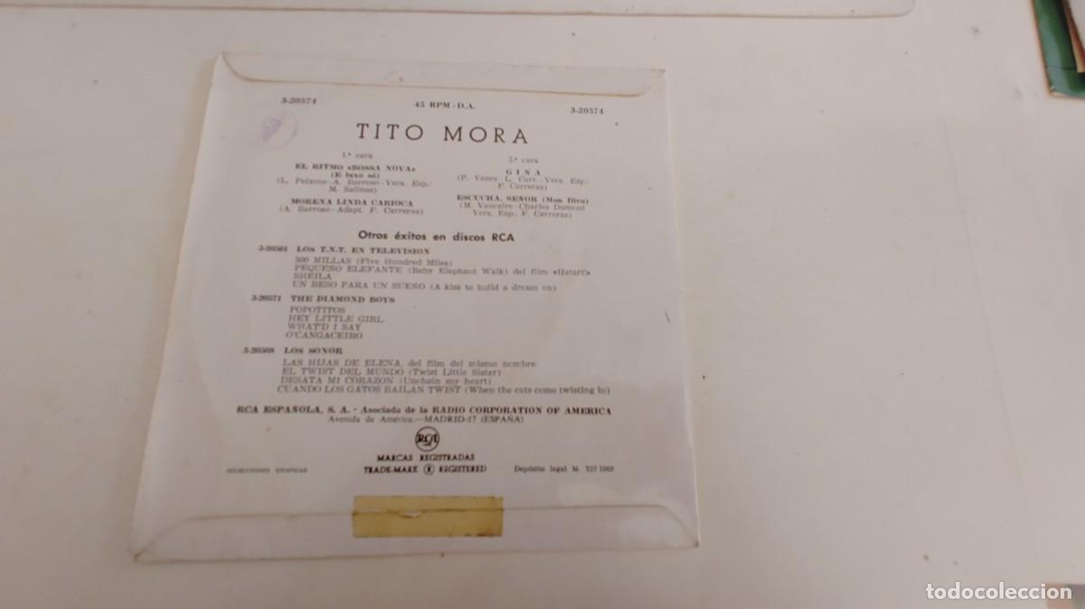 Discos de vinilo: TITO MORA-EP EL RITMO BOSSA NOVA +3 - Foto 2
