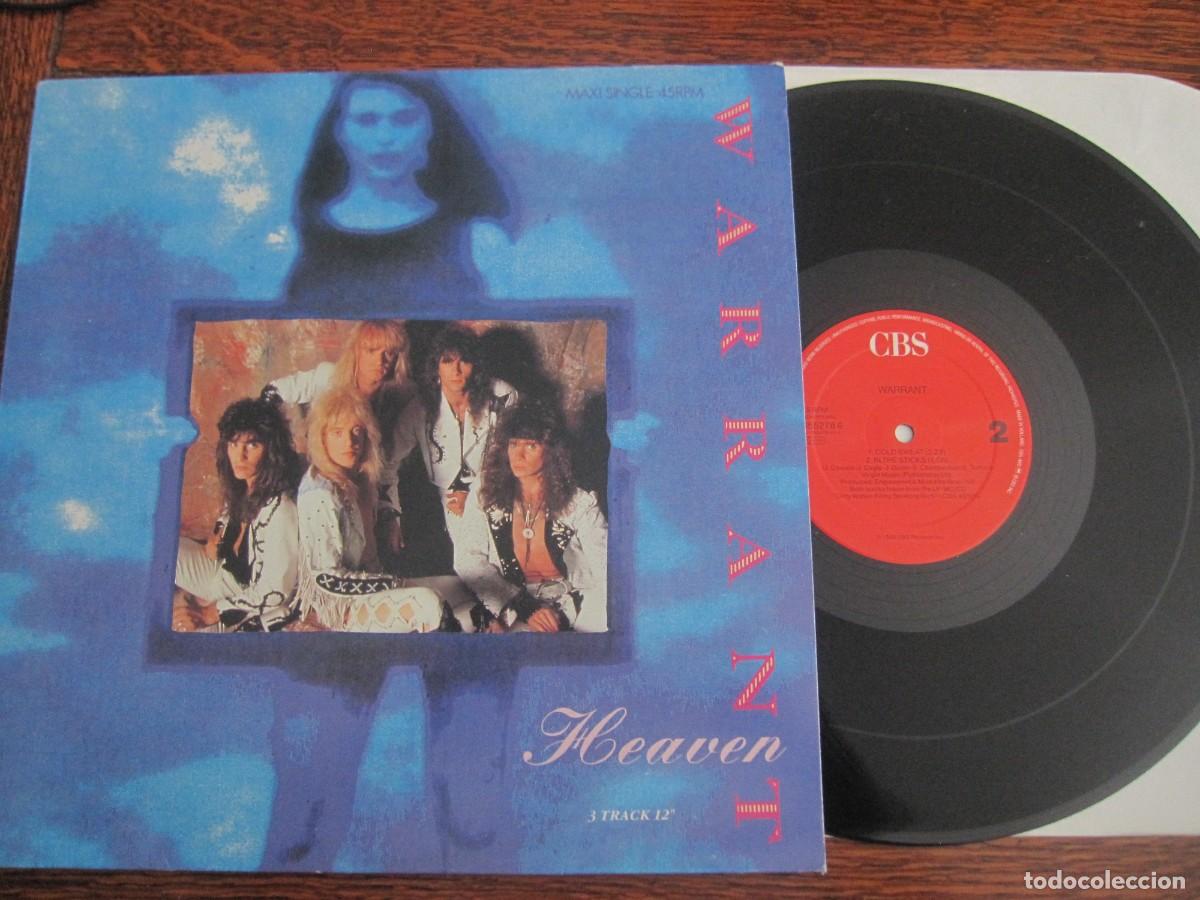 Discos de vinilo: WARRANT &rdquo;Heaven&rdquo; MAXI 12&rdquo; - Foto 1
