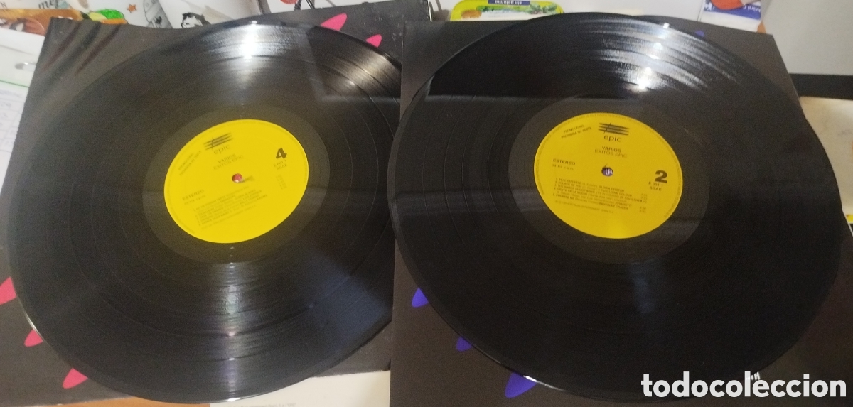 Discos de vinilo: &Eacute;xitos Epic. VV.AA. Doble disco - Foto 2