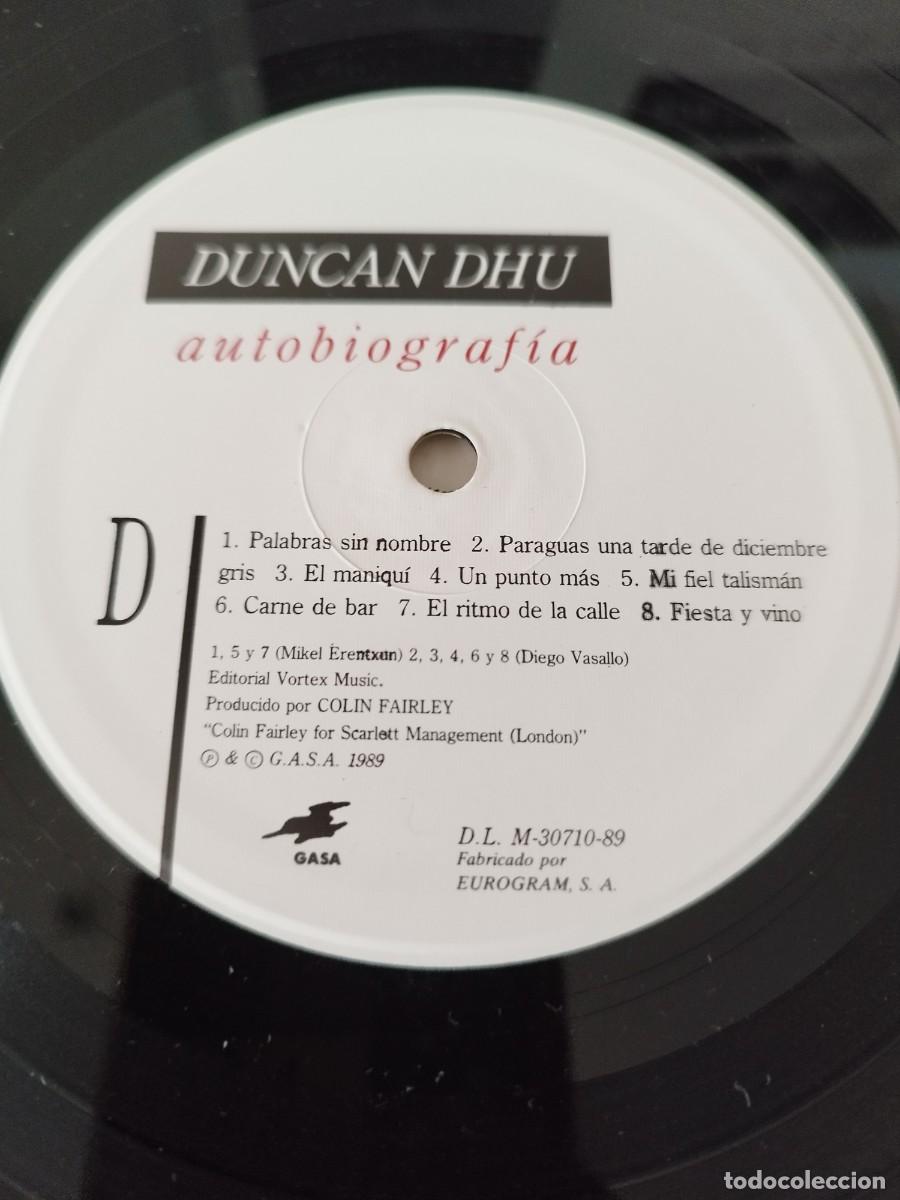 Discos de vinilo: Duncan Dhu &ndash; Autobiograf&iacute;a. Lp. - Foto 3