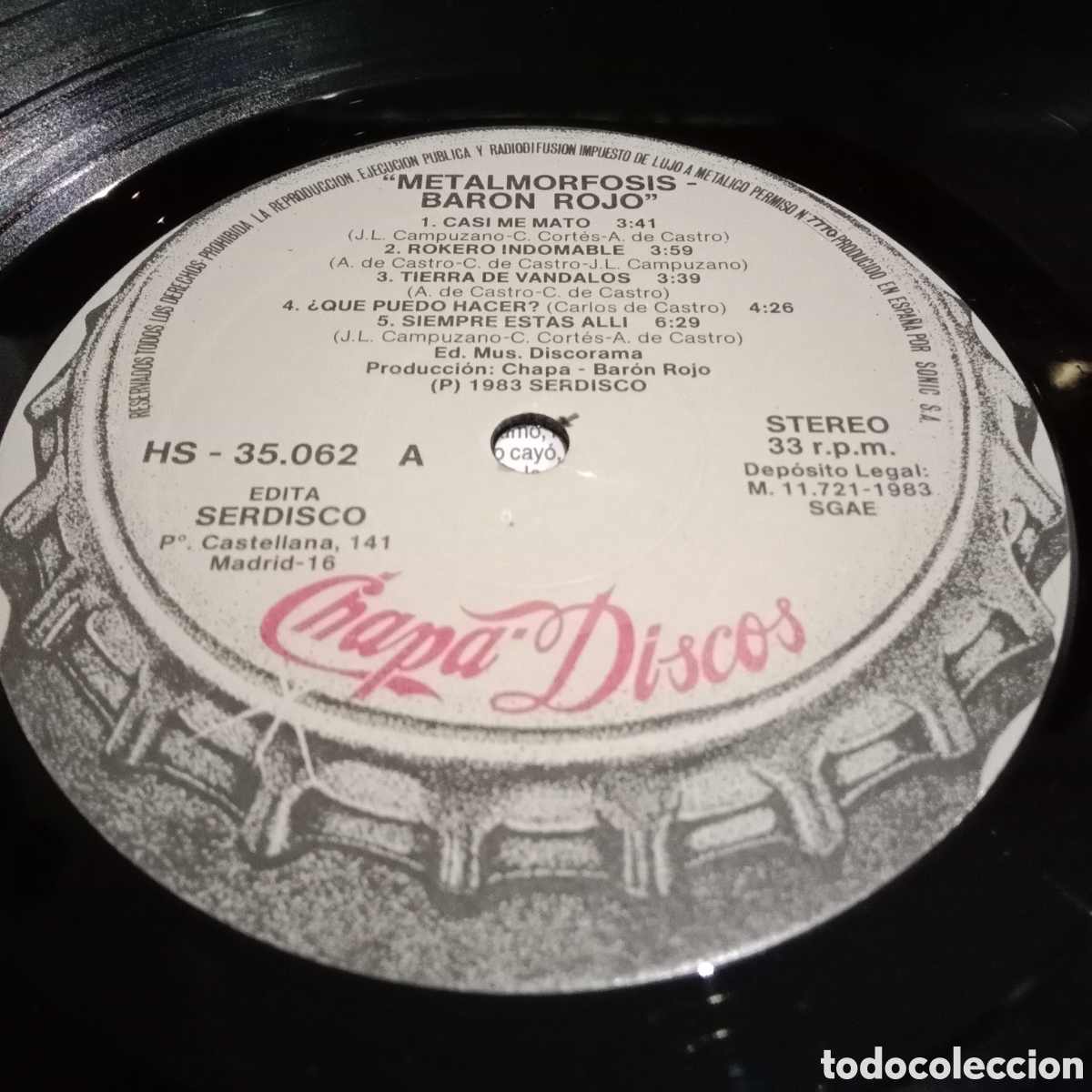 Discos de vinilo: BARON ROJO - METALMORFOSIS - LP - Foto 5