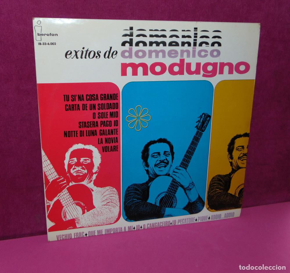 Discos de vinilo: EXITOS DE DOMENICO MODUGNO - LP FONIT ESPA&Ntilde;A 1965 - Foto 1