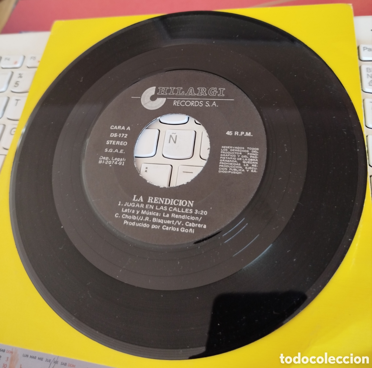 Discos de vinilo: La Rendici&oacute;n - Jugar en las calles - Foto 2