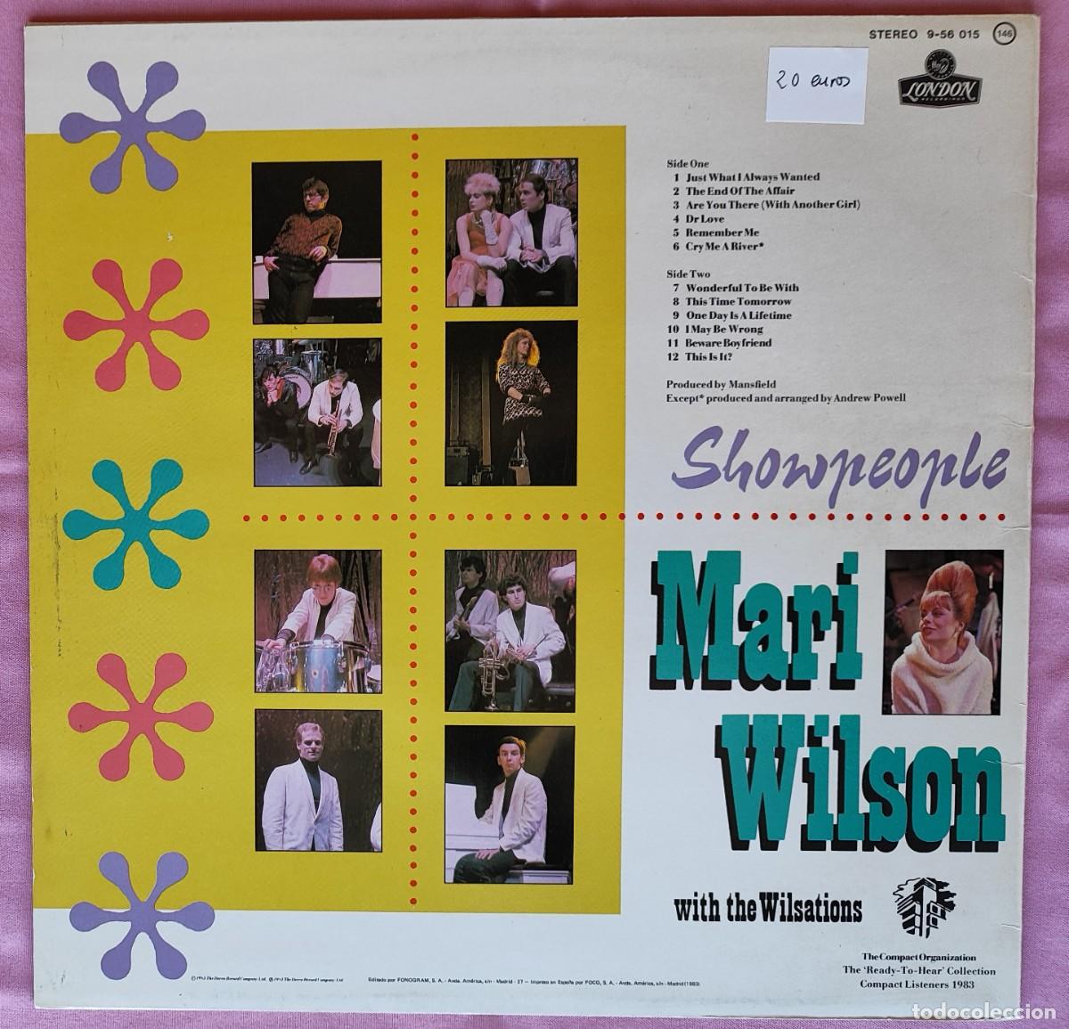 Discos de vinilo: MARI WILSON .- SHOWPEOPLE. - Foto 2