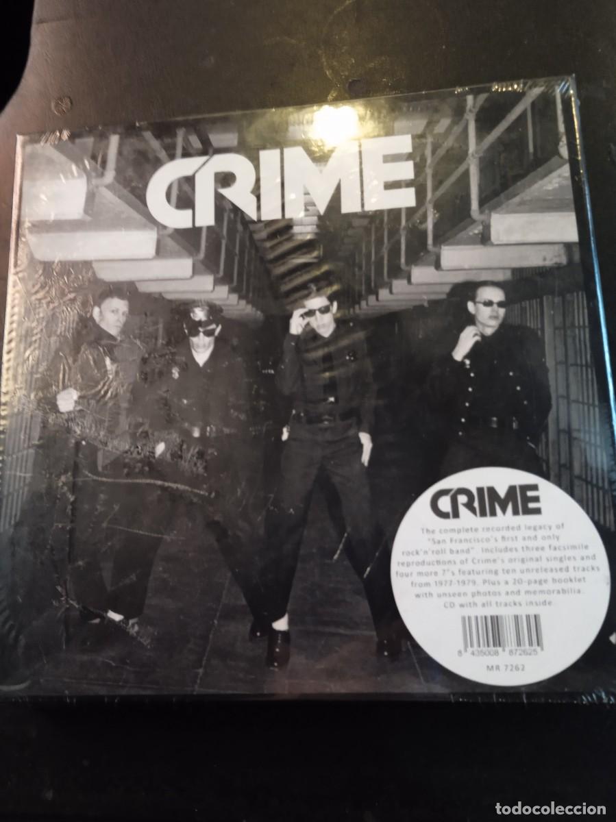 Discos de vinilo: CRIME- CRIME. CAJA DE 7 SINGLES. PRECINTADA - Foto 1