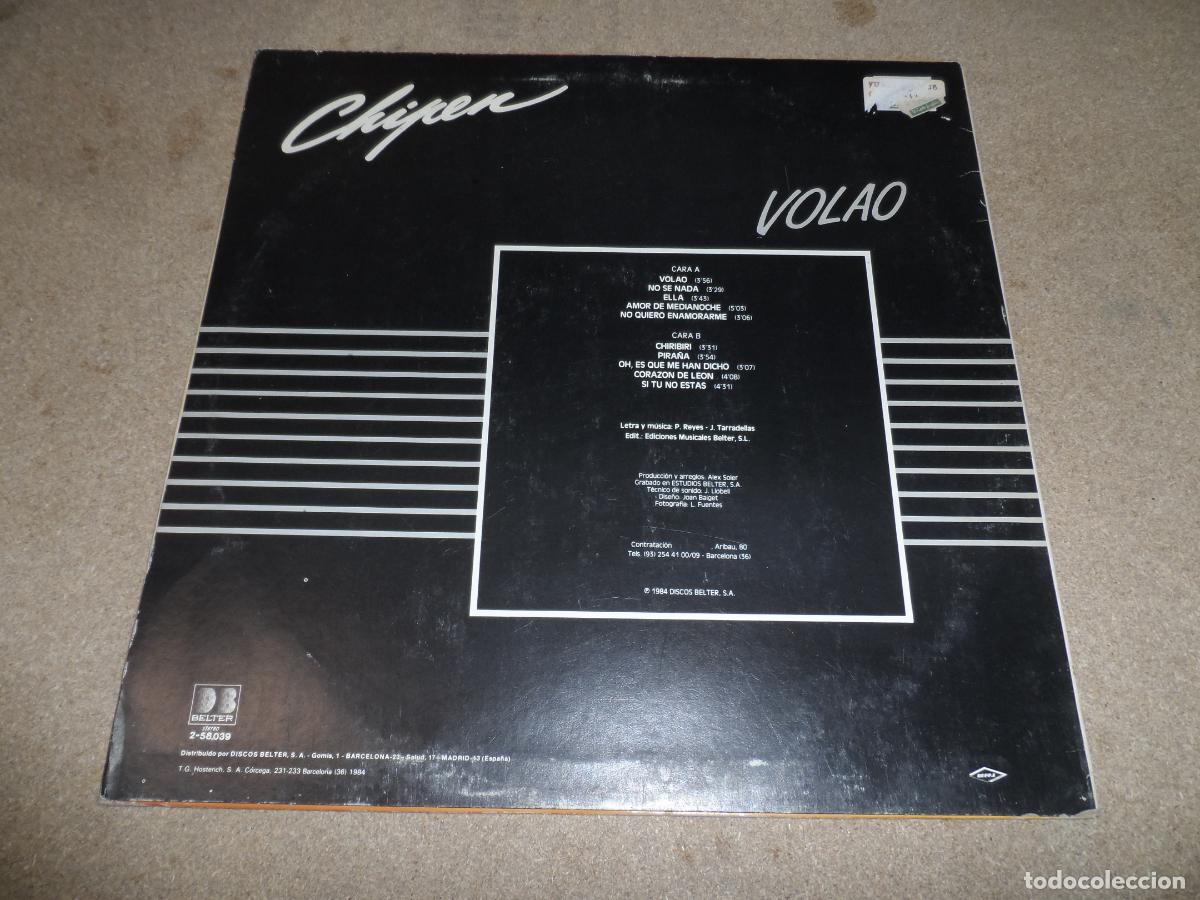 Discos de vinilo: Chipen - Volao (SPAIN 1984) - Foto 2