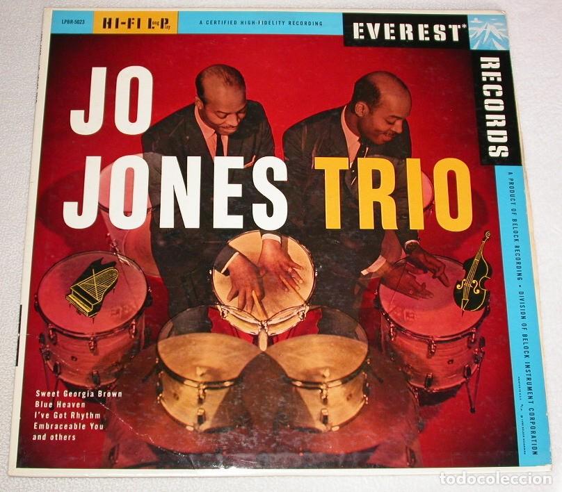 Disques de vinyle: Jo Jones trio 33t (Everest LPBR 5023) EX EX