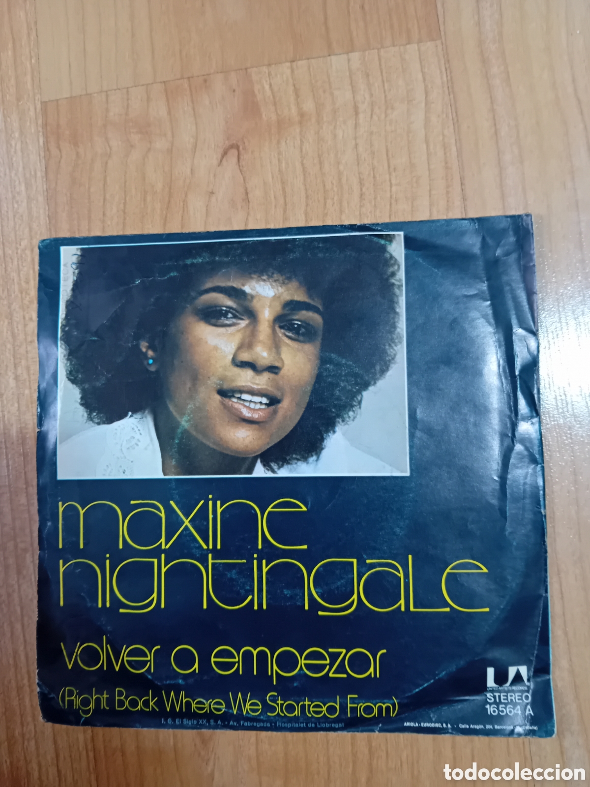 Discos de vinilo: MAXINE NIGHTINGALE. VOLVER A EMPEZAR - Foto 2