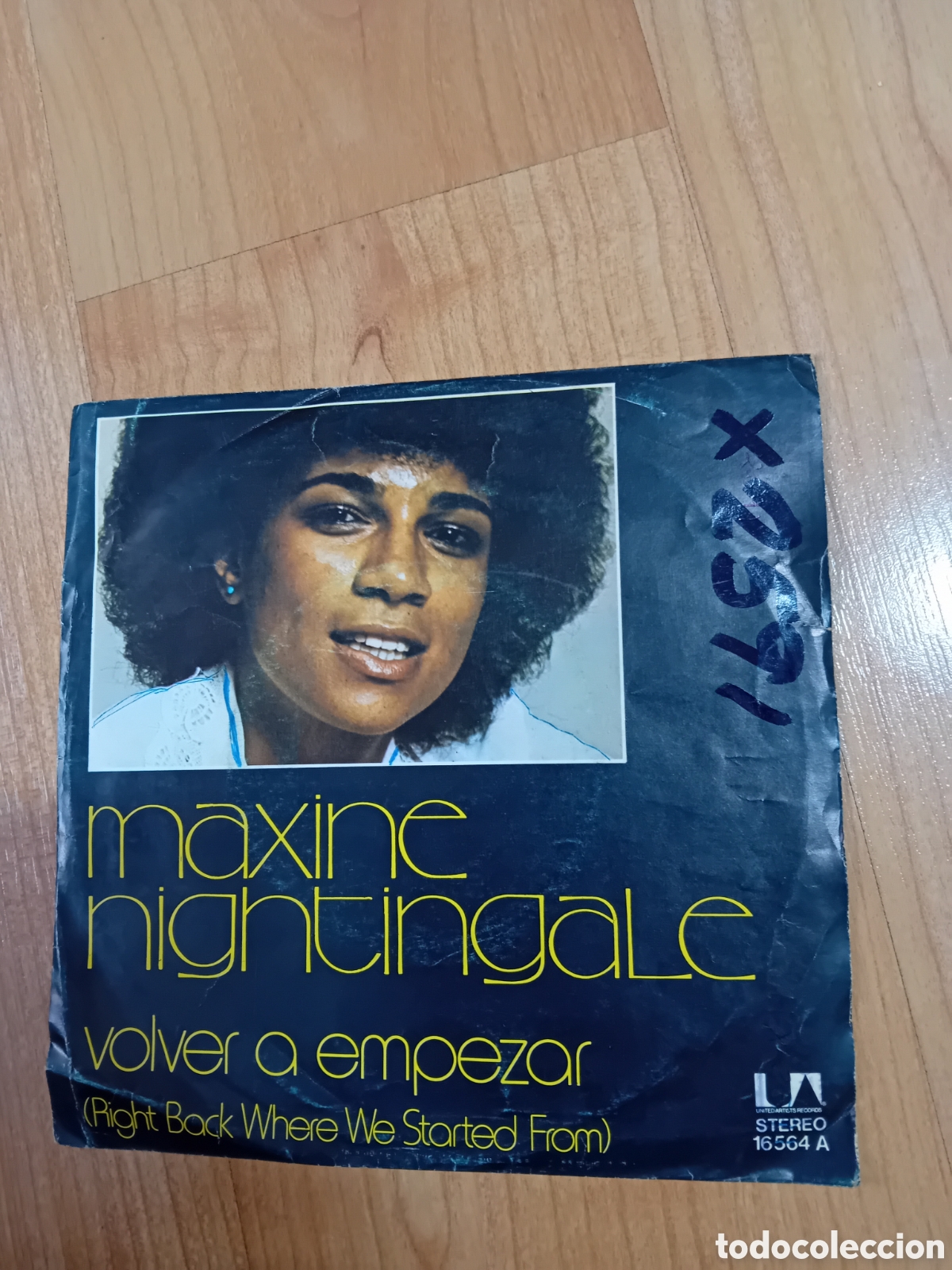 Discos de vinilo: MAXINE NIGHTINGALE. VOLVER A EMPEZAR - Foto 1