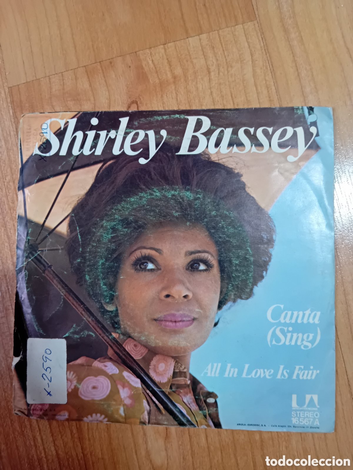 Discos de vinilo: SHIRLEY BASSEY. CANTA (SING) - Foto 2