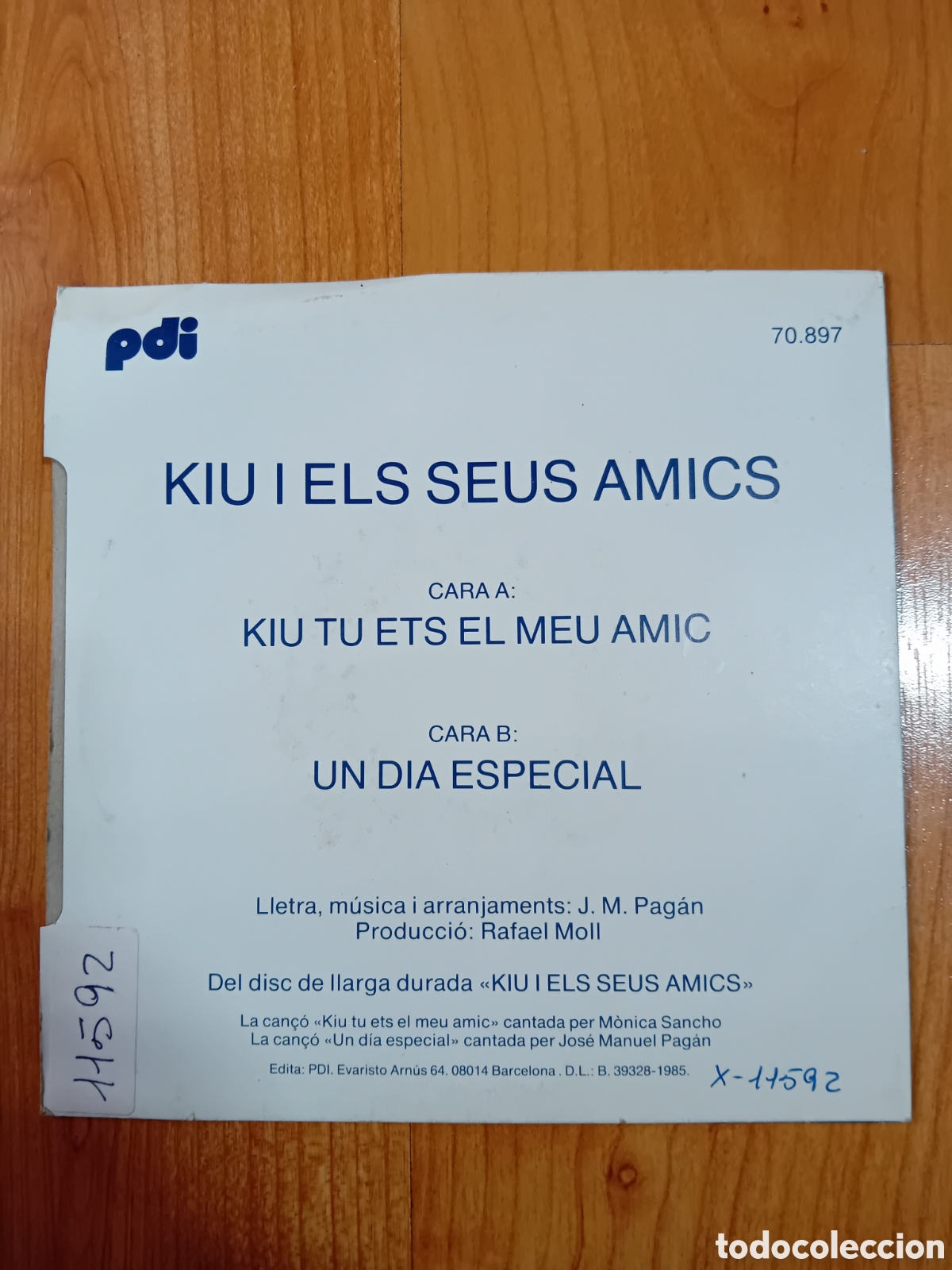 Discos de vinilo: KIU I ELS SEUS AMICS - Foto 2