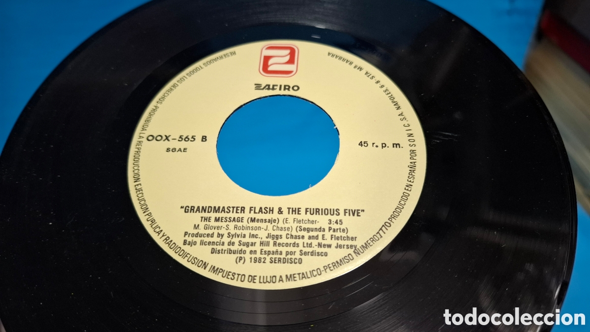 Discos de vinilo: GRAND MASTER FLASH & THE FURIOUS FIVE - Foto 6