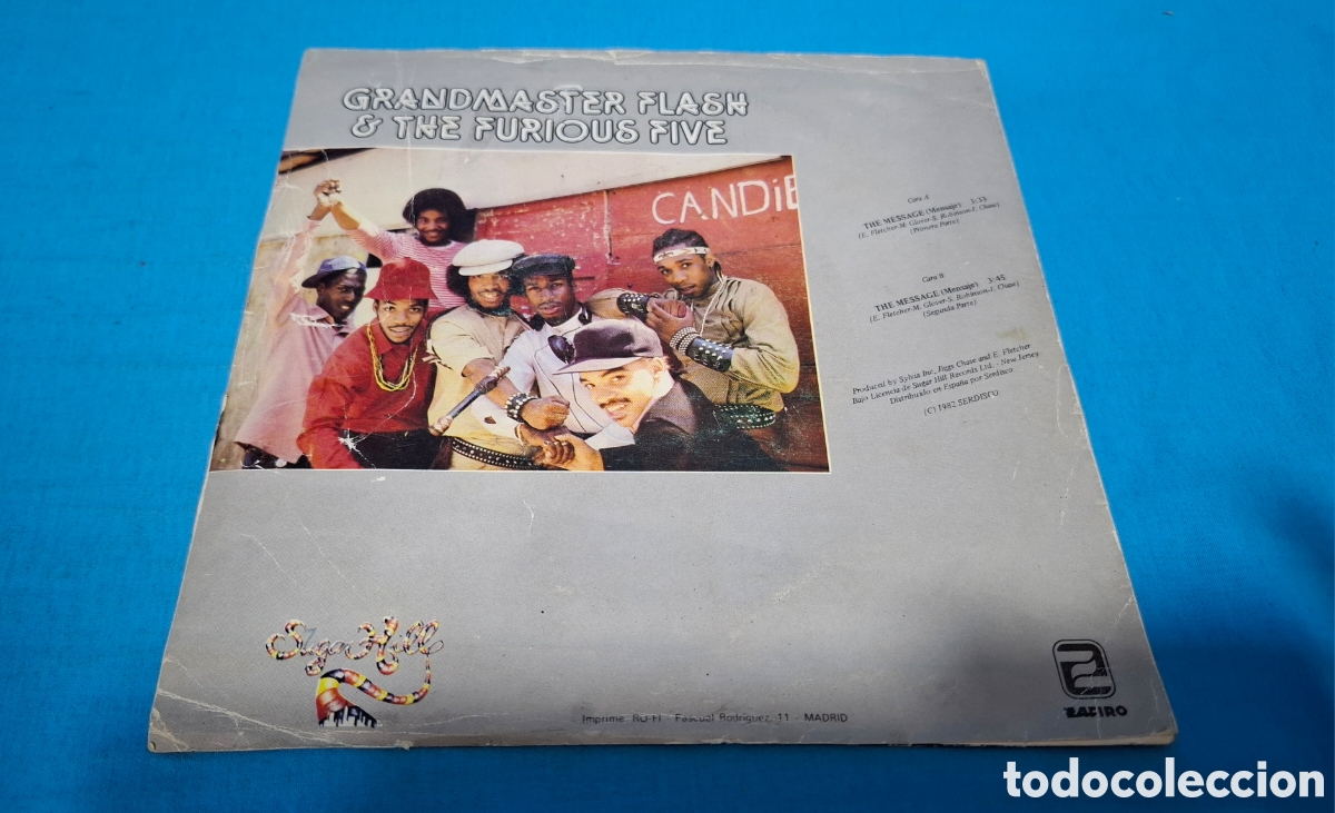 Discos de vinilo: GRAND MASTER FLASH & THE FURIOUS FIVE - Foto 8