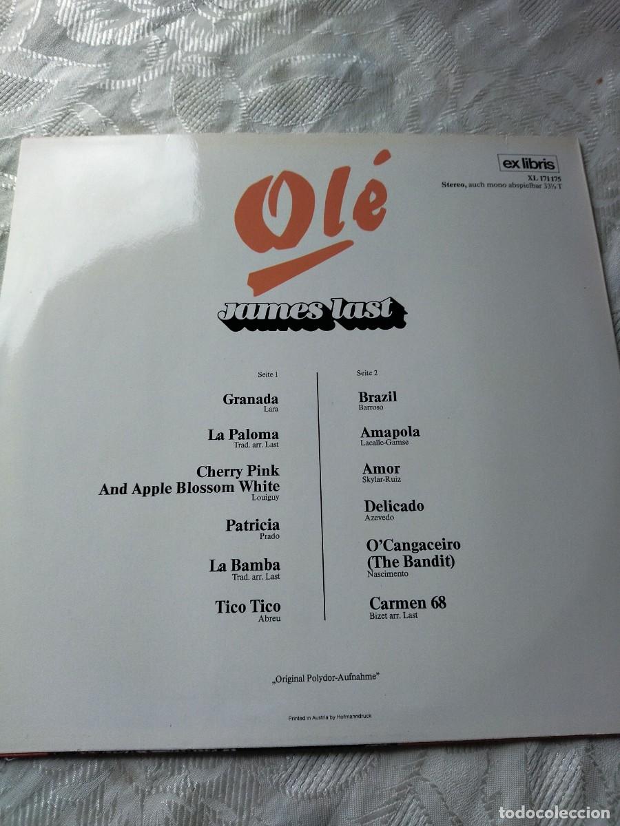 Discos de vinilo: James Last &ndash; Ol&eacute;- Switzerland - Foto 5