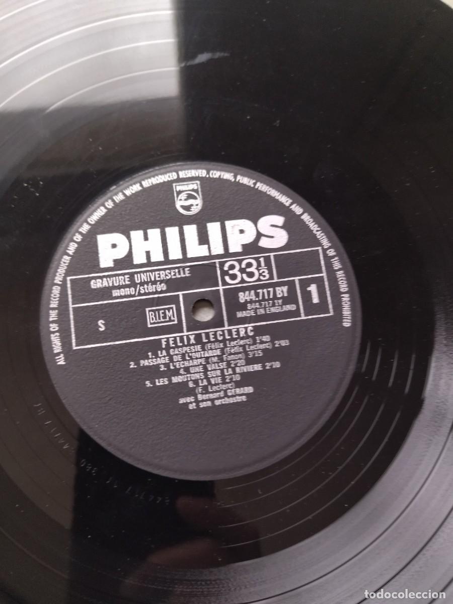 Discos de vinilo: F&eacute;lix Leclerc - Vol.7 - La Vie - Foto 4