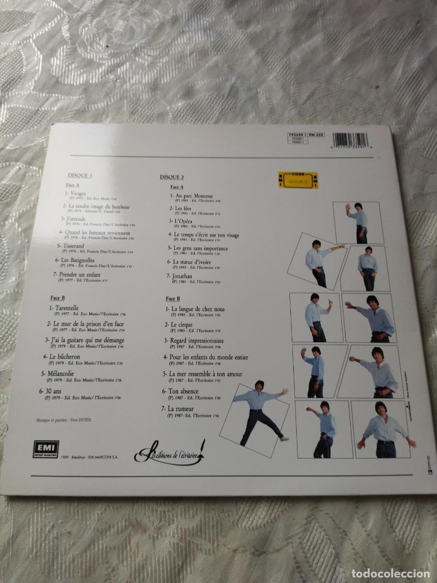 Discos de vinilo: Yves Duteil &ndash; Vos Pr&eacute;f&eacute;rences, 2 lps - Foto 6