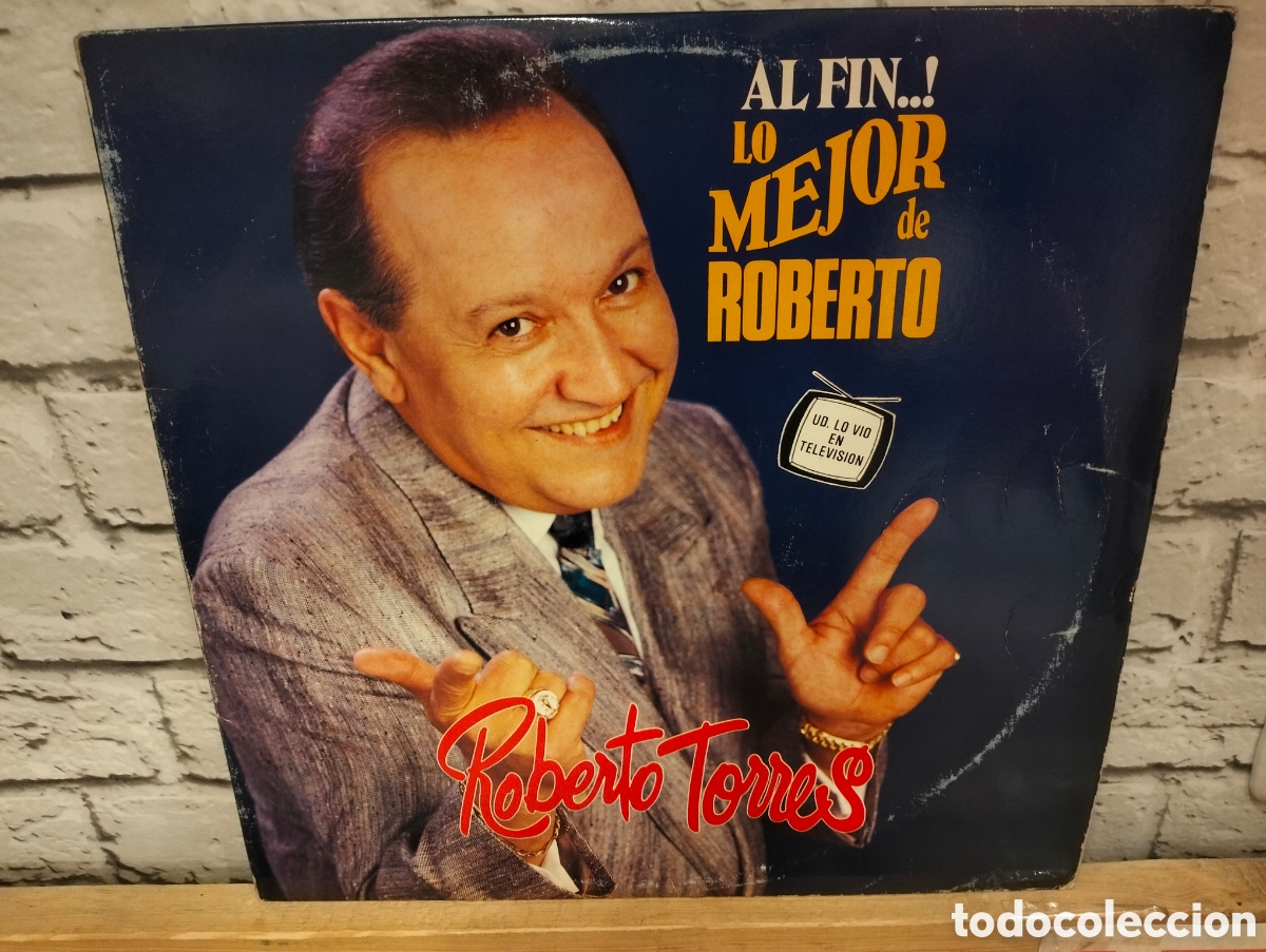 Disques de vinyle: Lo Mejor De Roberto Torres - LP vinilo . Salsa - bolero